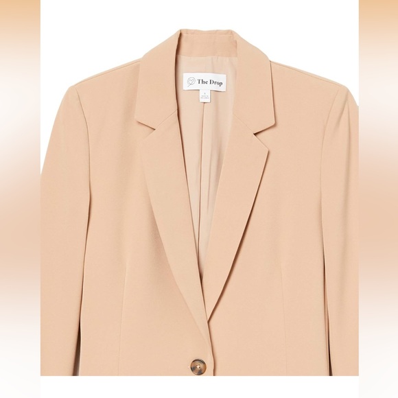 NWT • The Drop • Women's Blake Long Blazer • Praline • 4X • - Picture 3 of 8